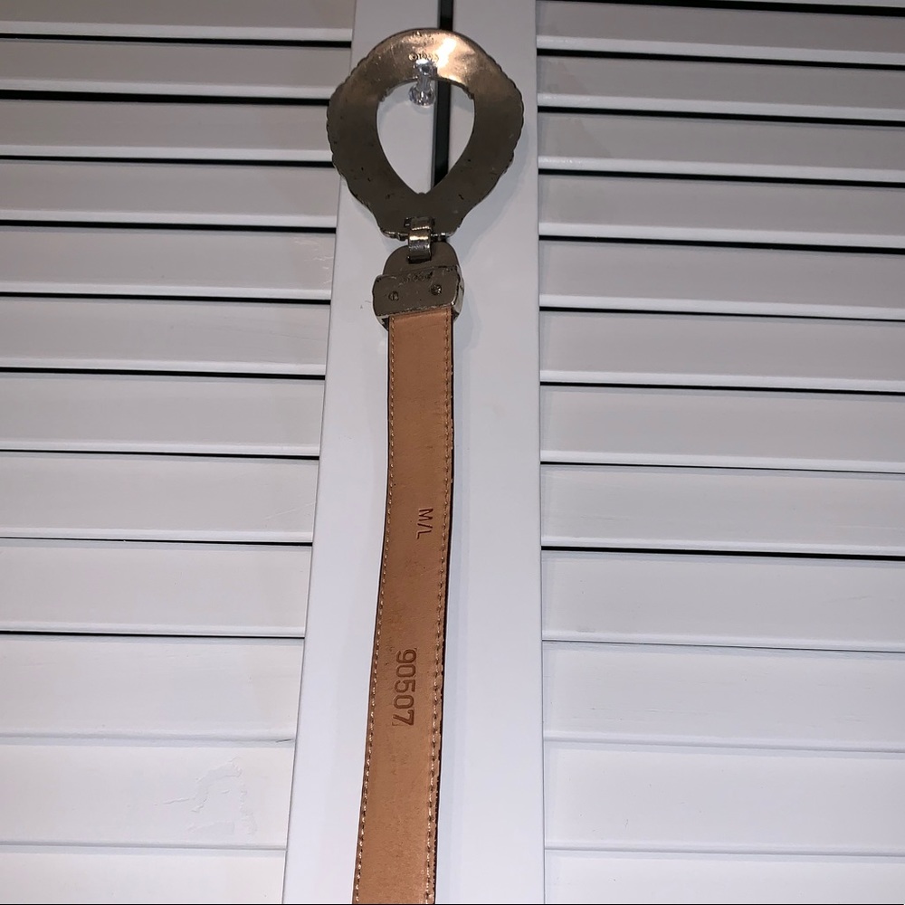 Vintage brown belt - Picture 7 of 8